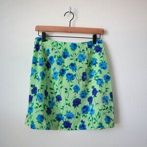 Vintage 90s My Michelle Floral Mini Skirt | 13/14